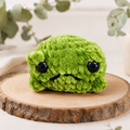 Häkelanleitung Fred, der traurige Frosch