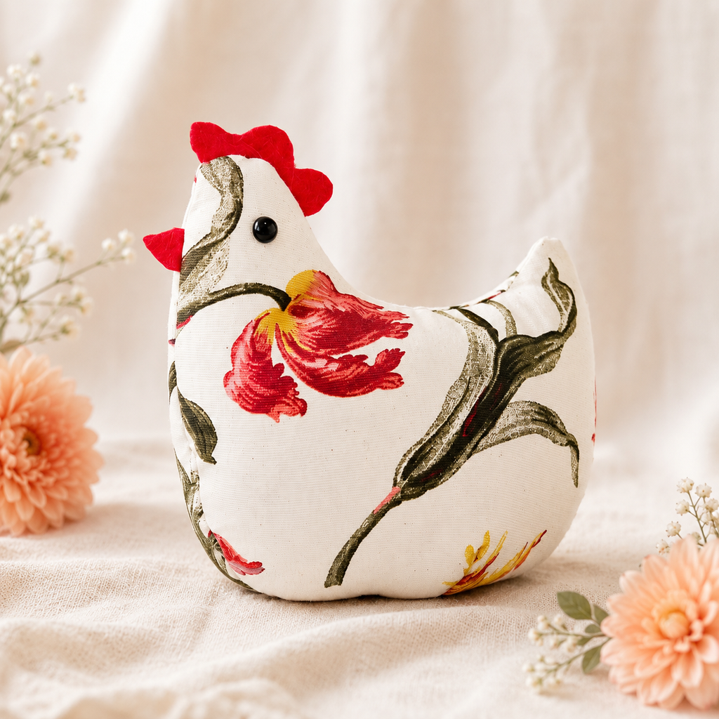 Schnittmuster Blumenhühner