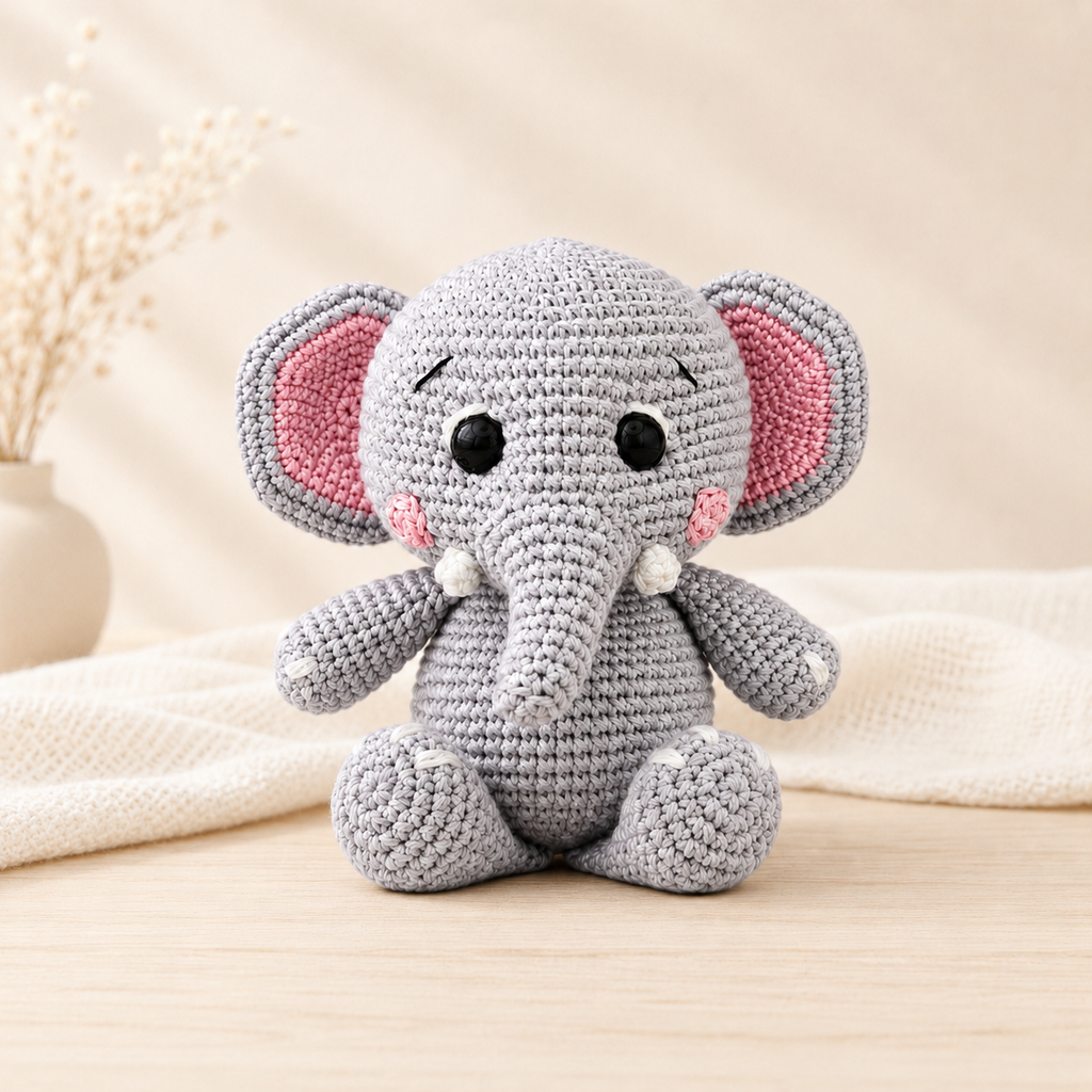 Häkelanleitung Kleiner Elefant